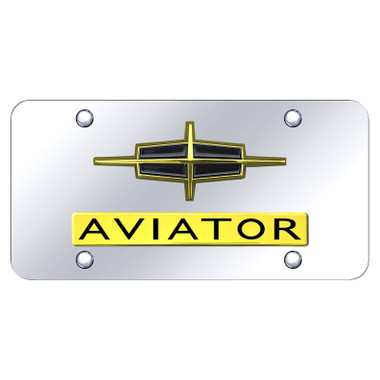 Au-TOMOTIVE GOLD | License Plate Covers and Frames | Lincoln Aviator | AUGD6847