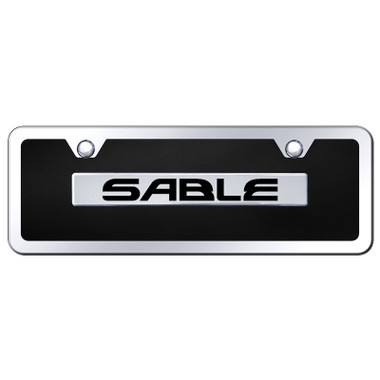 Au-TOMOTIVE GOLD | License Plate Covers and Frames | Mercury Sable | AUGD7210
