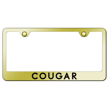 Au-TOMOTIVE GOLD | License Plate Covers and Frames | Mercury Cougar | AUGD7238