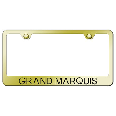 Au-TOMOTIVE GOLD | License Plate Covers and Frames | Mercury Grand Marquis | AUGD7239