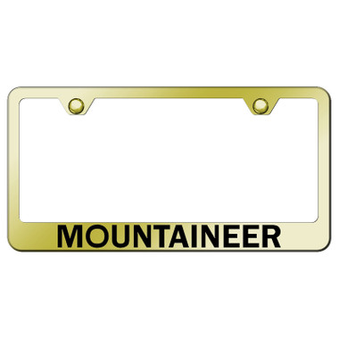Au-TOMOTIVE GOLD | License Plate Covers and Frames | Mercury Mountaineer | AUGD7240