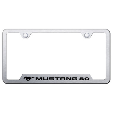 Au-TOMOTIVE GOLD | License Plate Covers and Frames | Ford Mustang | AUGD7556