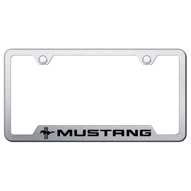 Au-TOMOTIVE GOLD | License Plate Covers and Frames | Ford Mustang | AUGD7557