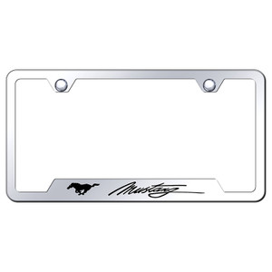 Au-TOMOTIVE GOLD | License Plate Covers and Frames | Ford Mustang | AUGD7558