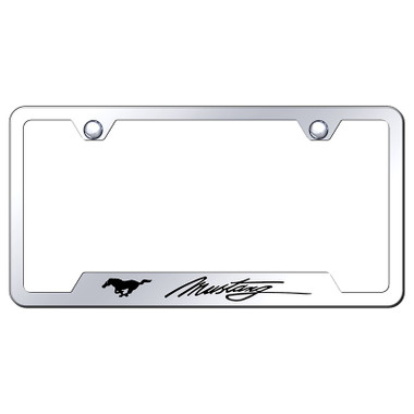Au-TOMOTIVE GOLD | License Plate Covers and Frames | Ford Mustang | AUGD7558