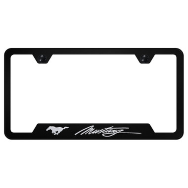 Au-TOMOTIVE GOLD | License Plate Covers and Frames | Ford Mustang | AUGD7569