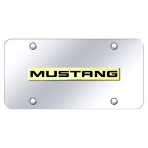 Au-TOMOTIVE GOLD | License Plate Covers and Frames | Ford Mustang | AUGD7576