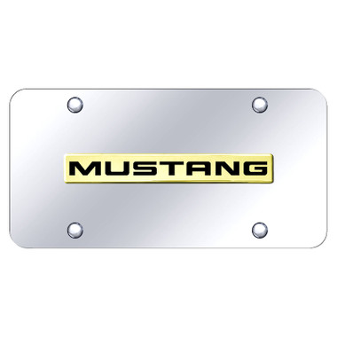 Au-TOMOTIVE GOLD | License Plate Covers and Frames | Ford Mustang | AUGD7576