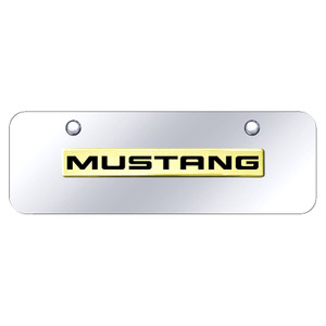 Au-TOMOTIVE GOLD | License Plate Covers and Frames | Ford Mustang | AUGD7577