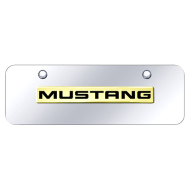 Au-TOMOTIVE GOLD | License Plate Covers and Frames | Ford Mustang | AUGD7577