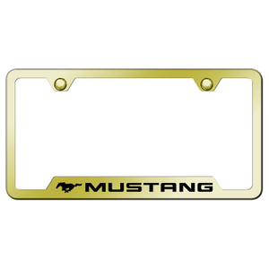 Au-TOMOTIVE GOLD | License Plate Covers and Frames | Ford Mustang | AUGD7580