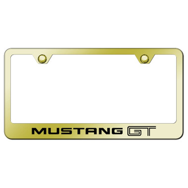 Au-TOMOTIVE GOLD | License Plate Covers and Frames | Ford Mustang | AUGD7582
