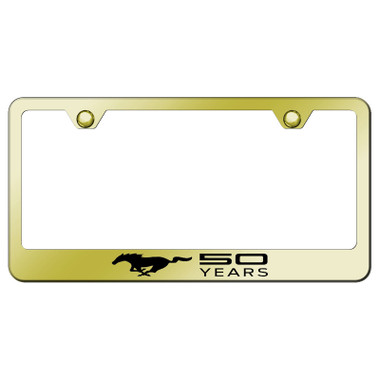 Au-TOMOTIVE GOLD | License Plate Covers and Frames | Ford Mustang | AUGD7583