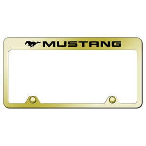 Au-TOMOTIVE GOLD | License Plate Covers and Frames | Ford Mustang | AUGD7584