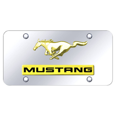 Au-TOMOTIVE GOLD | License Plate Covers and Frames | Ford Mustang | AUGD7589