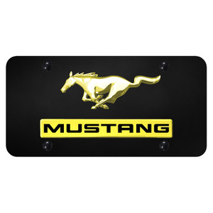 Au-TOMOTIVE GOLD | License Plate Covers and Frames | Ford Mustang | AUGD7590