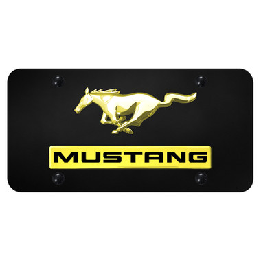 Au-TOMOTIVE GOLD | License Plate Covers and Frames | Ford Mustang | AUGD7590