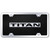 Au-TOMOTIVE GOLD | License Plate Covers and Frames | Nissan Titan | AUGD7956