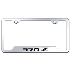 Au-TOMOTIVE GOLD | License Plate Covers and Frames | Nissan 370Z | AUGD7965