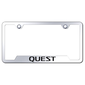 Au-TOMOTIVE GOLD | License Plate Covers and Frames | Nissan Quest | AUGD7971