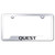 Au-TOMOTIVE GOLD | License Plate Covers and Frames | Nissan Quest | AUGD7971