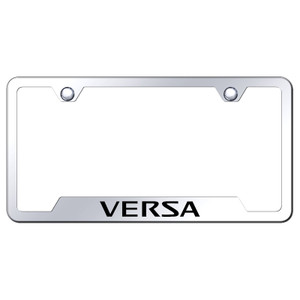 Au-TOMOTIVE GOLD | License Plate Covers and Frames | Nissan Versa | AUGD7976