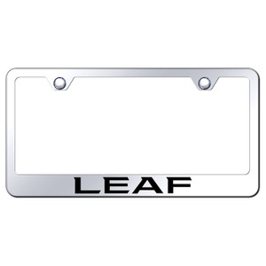 Au-TOMOTIVE GOLD | License Plate Covers and Frames | Nissan Leaf | AUGD7986