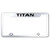 Au-TOMOTIVE GOLD | License Plate Covers and Frames | Nissan Titan | AUGD7994
