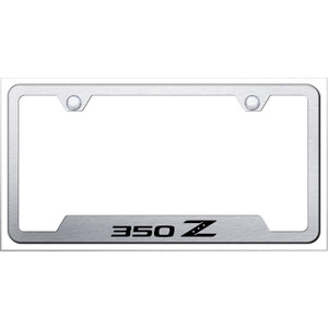 Au-TOMOTIVE GOLD | License Plate Covers and Frames | Nissan 350Z | AUGD7996