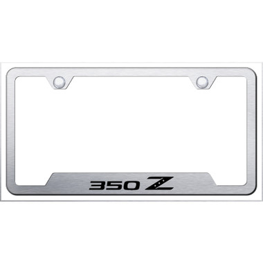 Au-TOMOTIVE GOLD | License Plate Covers and Frames | Nissan 350Z | AUGD7996