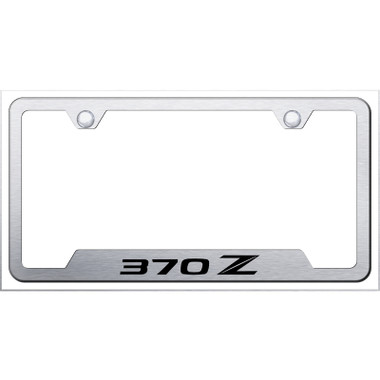 Au-TOMOTIVE GOLD | License Plate Covers and Frames | Nissan 370Z | AUGD7997