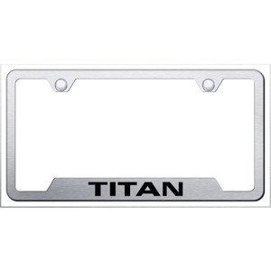 Au-TOMOTIVE GOLD | License Plate Covers and Frames | Nissan Titan | AUGD8004