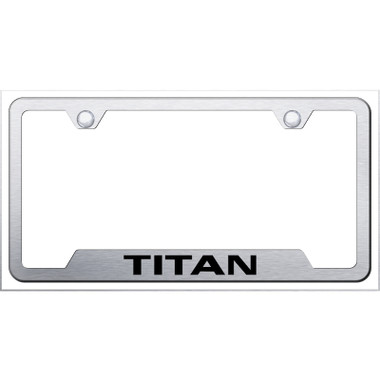Au-TOMOTIVE GOLD | License Plate Covers and Frames | Nissan Titan | AUGD8004