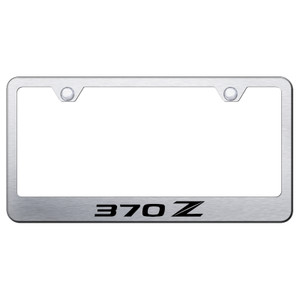 Au-TOMOTIVE GOLD | License Plate Covers and Frames | Nissan 370Z | AUGD8007