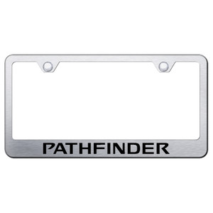 Au-TOMOTIVE GOLD | License Plate Covers and Frames | Nissan Pathfinder | AUGD8014