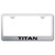Au-TOMOTIVE GOLD | License Plate Covers and Frames | Nissan Titan | AUGD8017