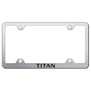 Au-TOMOTIVE GOLD | License Plate Covers and Frames | Nissan Titan | AUGD8024