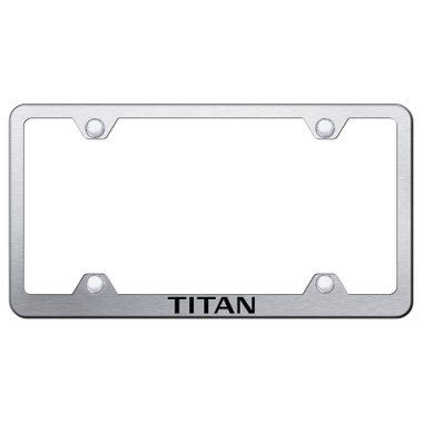 Au-TOMOTIVE GOLD | License Plate Covers and Frames | Nissan Titan | AUGD8024
