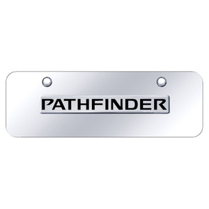 Au-TOMOTIVE GOLD | License Plate Covers and Frames | Nissan Pathfinder | AUGD8038