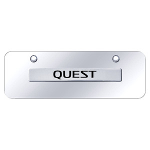 Au-TOMOTIVE GOLD | License Plate Covers and Frames | Nissan Quest | AUGD8040