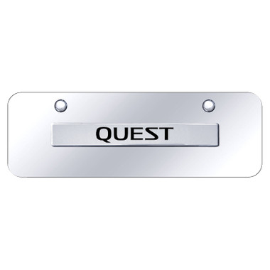 Au-TOMOTIVE GOLD | License Plate Covers and Frames | Nissan Quest | AUGD8040