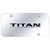 Au-TOMOTIVE GOLD | License Plate Covers and Frames | Nissan Titan | AUGD8046