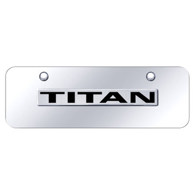 Au-TOMOTIVE GOLD | License Plate Covers and Frames | Nissan Titan | AUGD8047