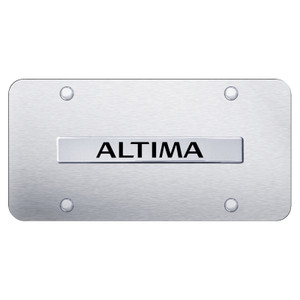 Au-TOMOTIVE GOLD | License Plate Covers and Frames | Nissan Altima | AUGD8052