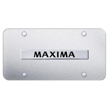 Au-TOMOTIVE GOLD | License Plate Covers and Frames | Nissan Maxima | AUGD8058