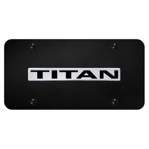 Au-TOMOTIVE GOLD | License Plate Covers and Frames | Nissan Titan | AUGD8071