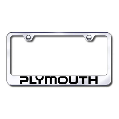 Au-TOMOTIVE GOLD | License Plate Covers and Frames | Plymouth | AUGD8156