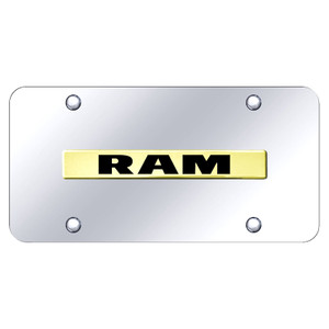 Au-TOMOTIVE GOLD | License Plate Covers and Frames | Dodge RAM | AUGD8274