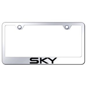 Au-TOMOTIVE GOLD | License Plate Covers and Frames | Saturn Sky | AUGD8290