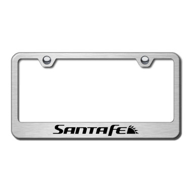 Au-TOMOTIVE GOLD | License Plate Covers and Frames | Hyundai Santa Fe | AUGD8373